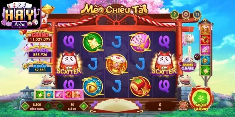 Hiệu ứng rơi biểu tượng tạo chuỗi thắng liên hoàn thú vị